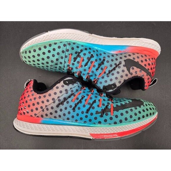 Nike Shoes Womens 8 Air Zoom Elite 8 Multicolor Running Sneakers 806538-001 - Picture 8 of 9